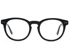 BS218-0602_Black_Oval_Acetate_Glasses_front