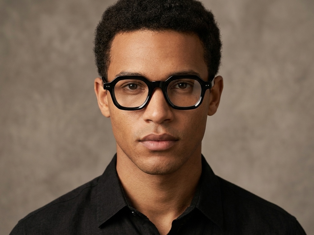 BS218-0603_Black_Rectangular_Acetate_Glasses_corner-tryon_male