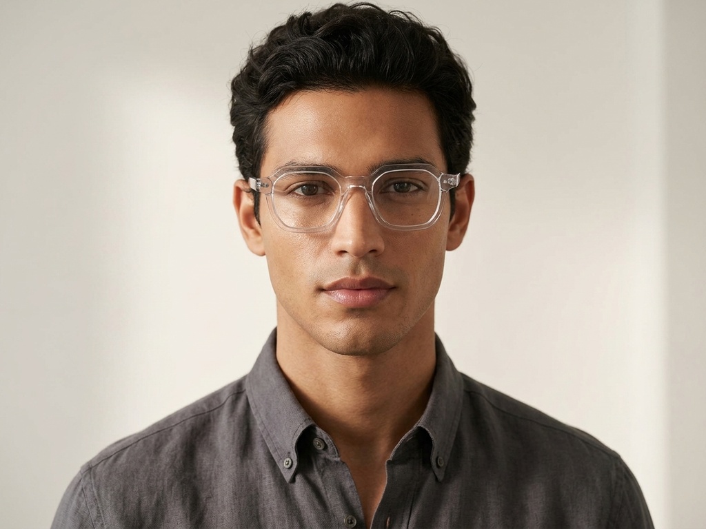BS218-0604_Transparent_Rectangular_Acetate_Glasses_corner-tryon_male
