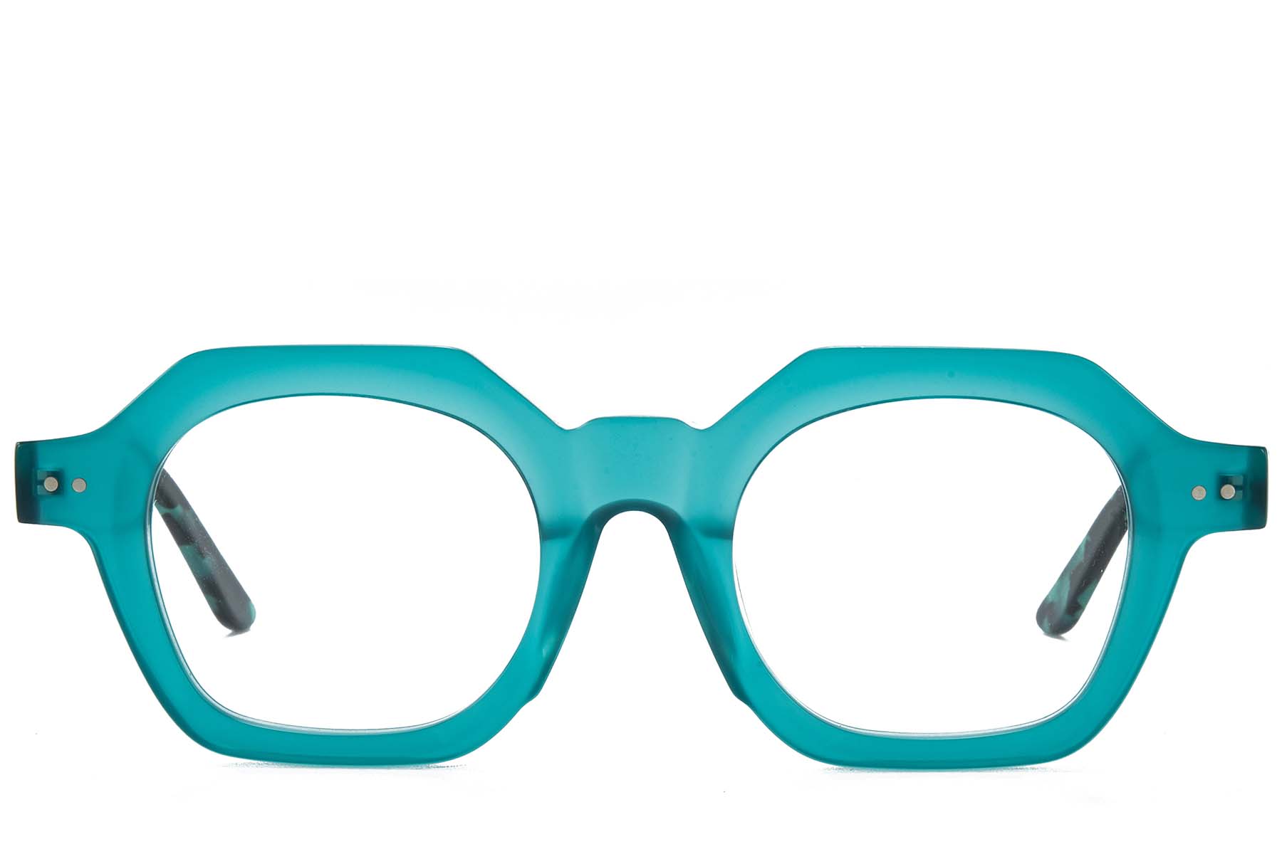 BS218-0606_Blue_Rectangular_Acetate_Glasses_front