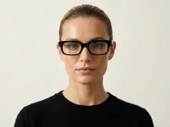 BS218-0608_Black_Rectangular_Acetate_Glasses_corner-tryon_female