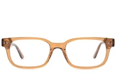 BS218-0610_Brown_Rectangular_Acetate_Glasses_front