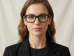 BS218-0612_Black_Rectangular_Acetate_Glasses_corner-tryon_female
