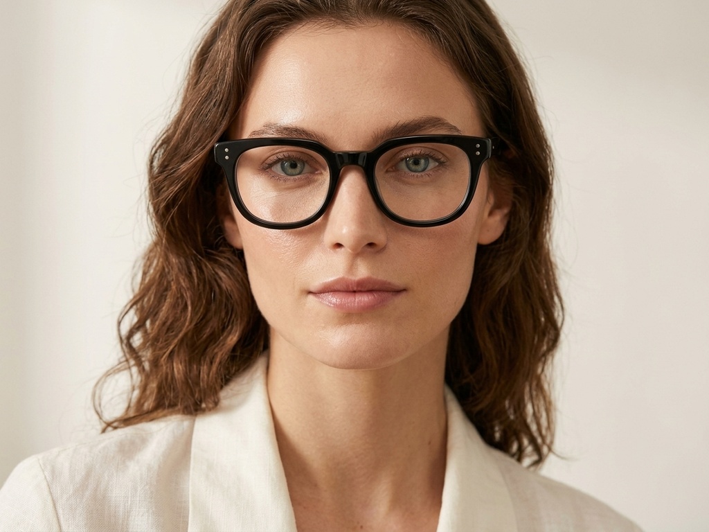 BS218-0618_Black_Oval_Acetate_Glasses_corner-tryon_female