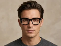 BS218-0627_Black_Rectangular_Acetate_Glasses_corner-tryon-male