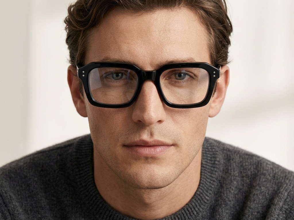 BS218-0628_Black_Rectangular_Acetate_Glasses_corner-tryon_male