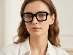 BS218-0632_Black_Rectangular_Acetate_Glasses_corner-tryon_female