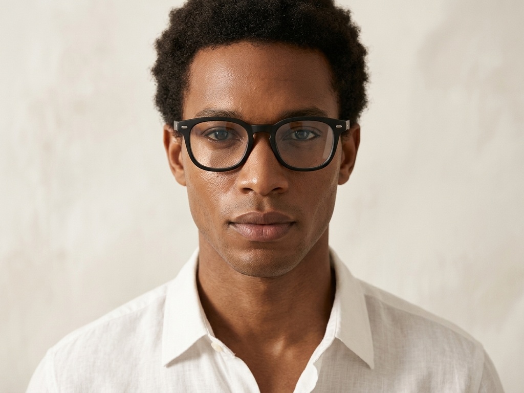 BS218-0637_Black_Oval_Acetate_Glasses_corner-tryon_male