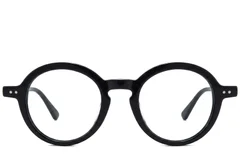 BS218-0638_Black_Round_Acetate_Glasses_corner-front