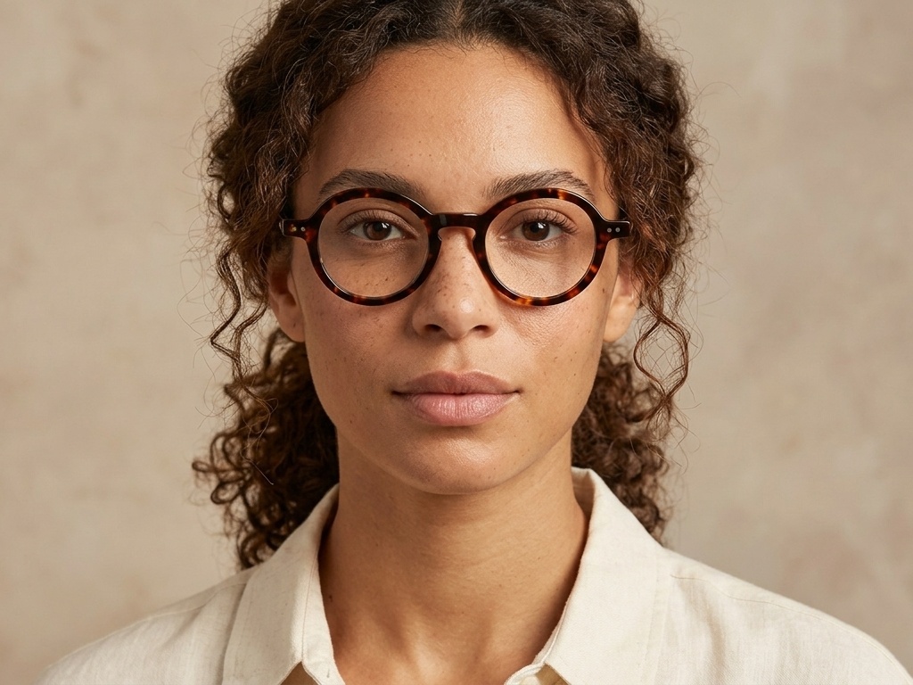 BS218-0640_Tortoiseshell_Round_Acetate_Glasses-tryon_female