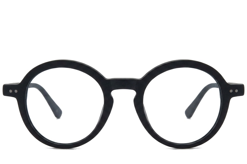 BS218-0642_Black_Round_Acetate_Glasses_corner-front