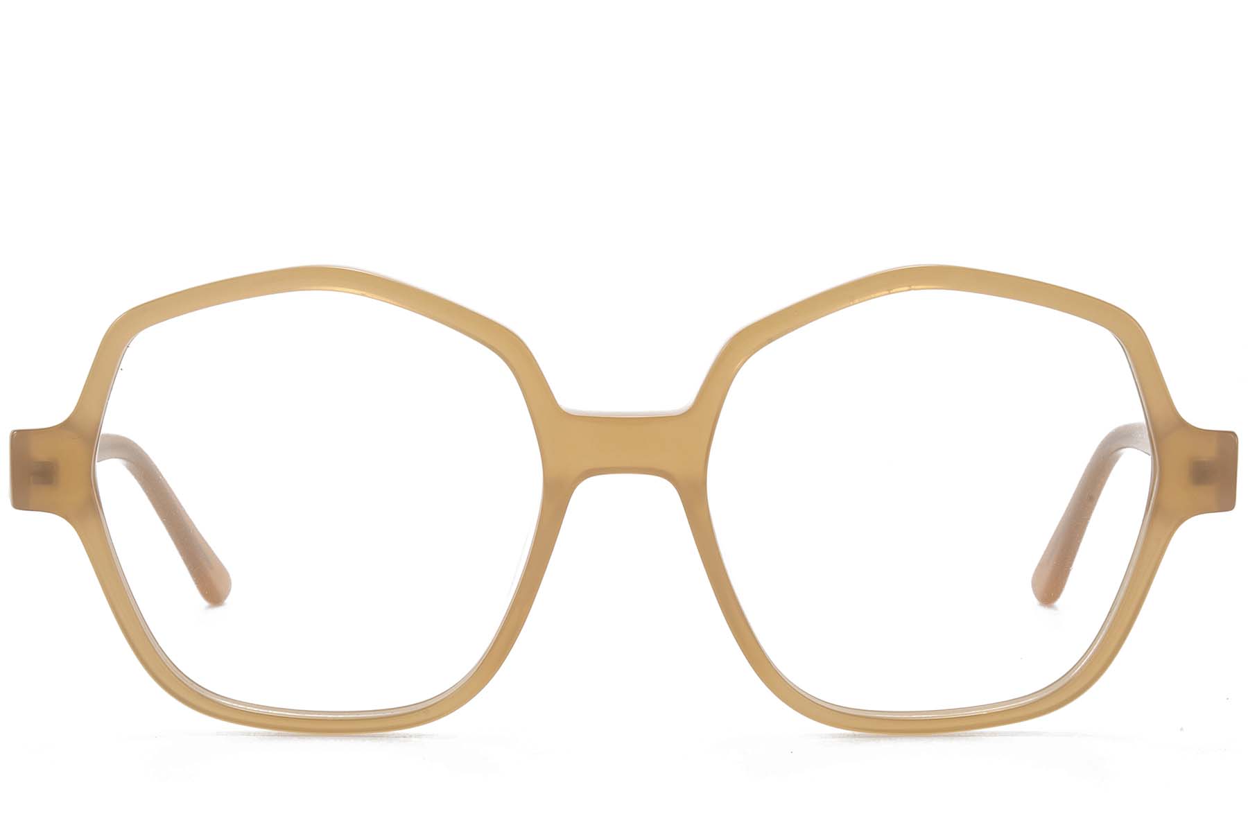 BS218-0662_Brown_Geometric_Acetate_Glasses_front