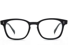 BS218-0663_Black_Rectangular_Acetate_Glasses_front