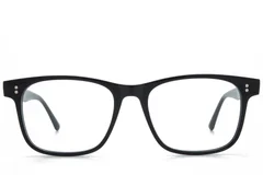 BS218-0671_Black_Rectangular_Acetate_Glasses_front