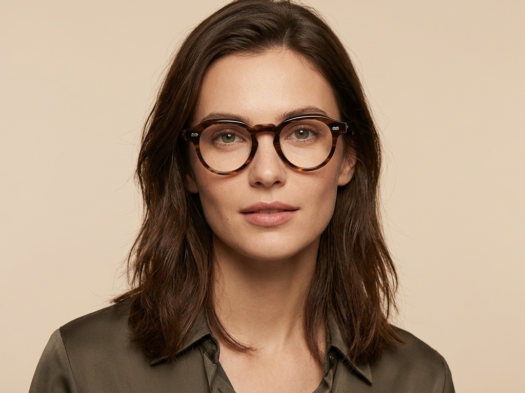 BS218-0682_Tortoiseshell_Oval_Acetate_Glasses-tryon_female