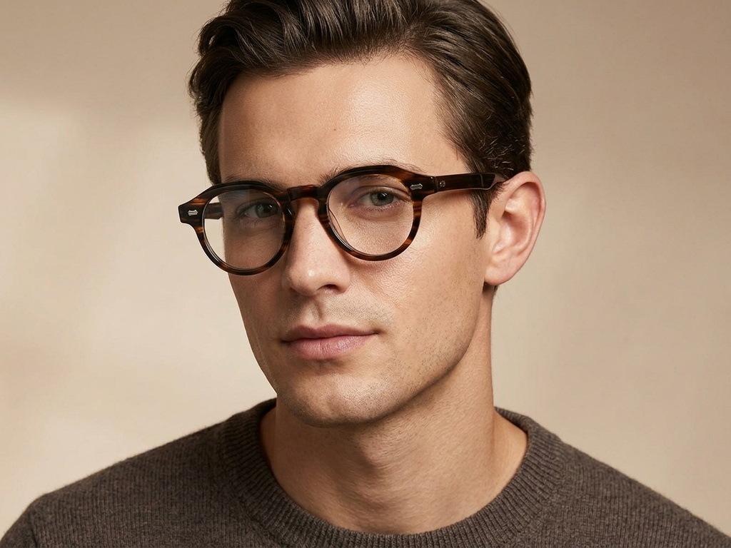 BS218-0682_Tortoiseshell_Oval_Acetate_Glasses-tryon_male