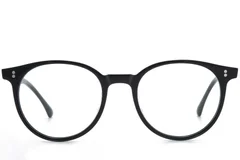 BS218-0683_Black_Oval_Acetate_Glasses_front