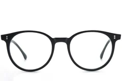 BS218-0683_Black_Oval_Acetate_Glasses_front