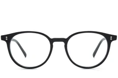 BS218-0687_Black_Oval_Acetate_Glasses_front