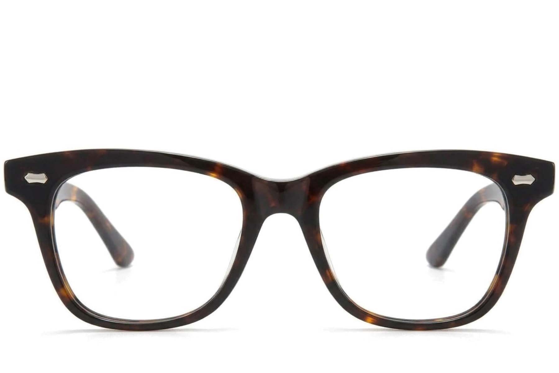BS218-0696_Tortoiseshell_Rectangular_Acetate_Glasses-front
