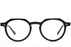 BS218-0699_Black_Oval_Acetate_Glasses_front