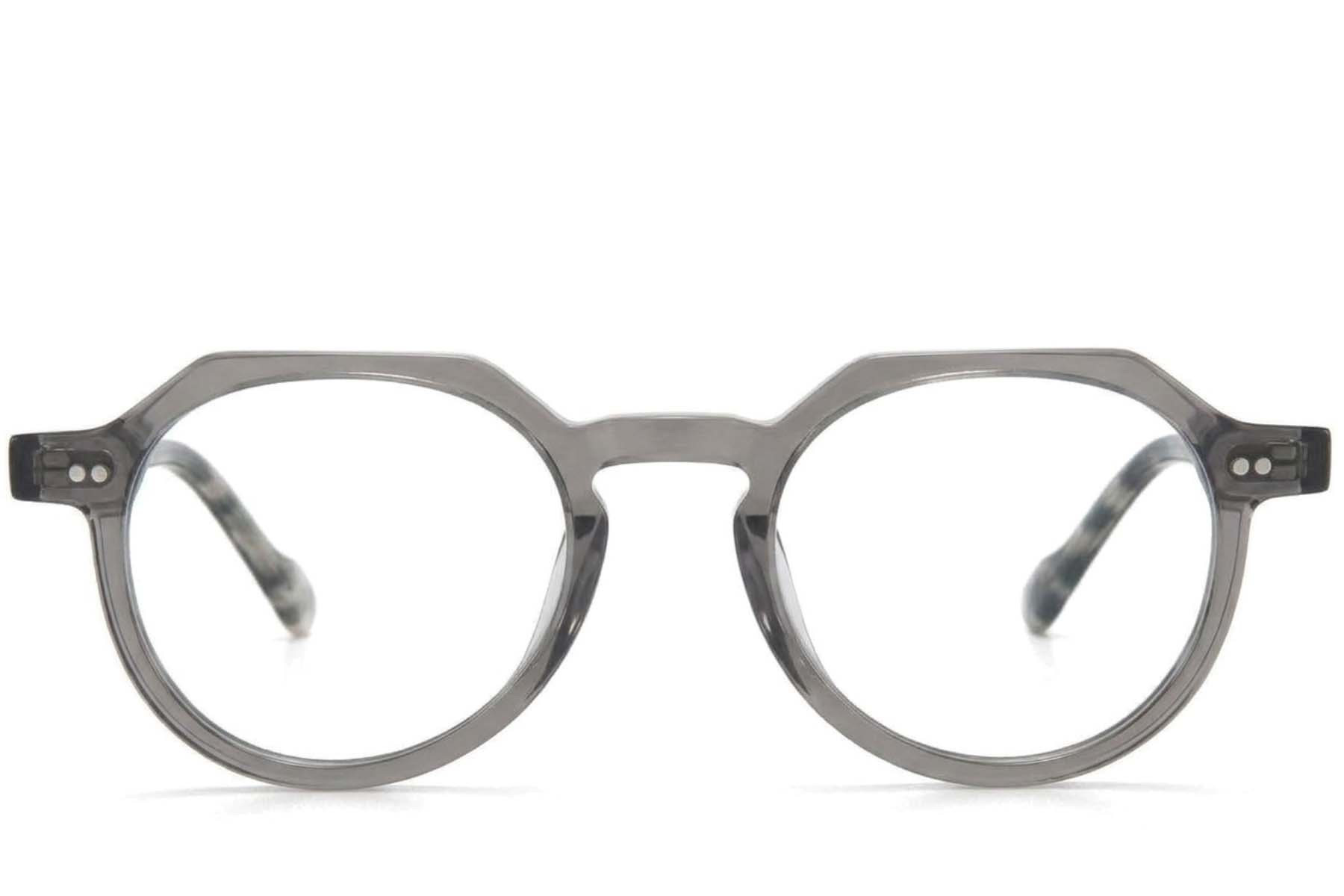 BS218-0701_Grey_Oval_Acetate_Glasses-front
