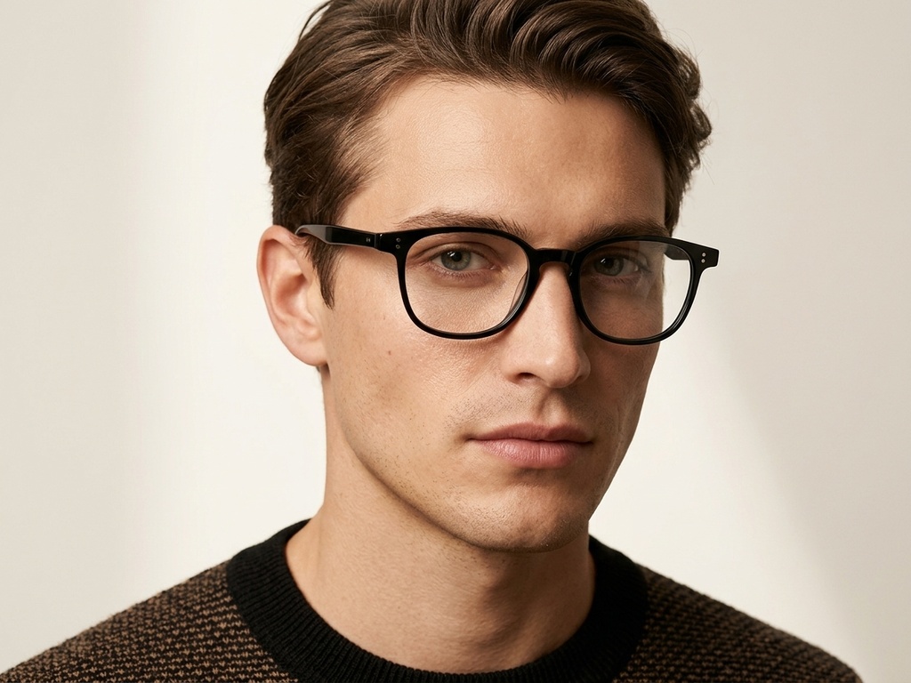 BS218-0703_Black_Rectangular_Acetate_Glasses-tryon_male