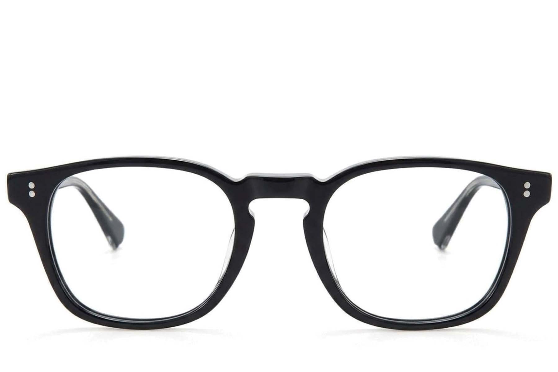 BS218-0721_Black_Rectangular_Acetate_Glasses-front