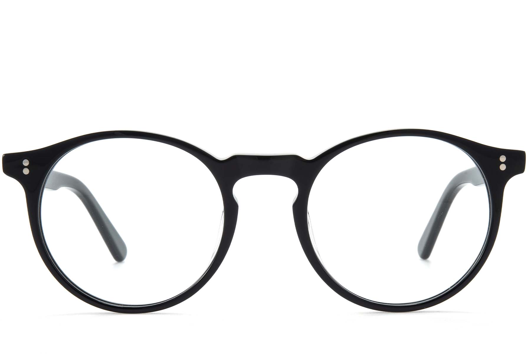 BS218-0729_Black_Oval_Acetate_Glasses_front