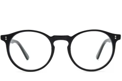 BS218-0729_Black_Oval_Acetate_Glasses_front