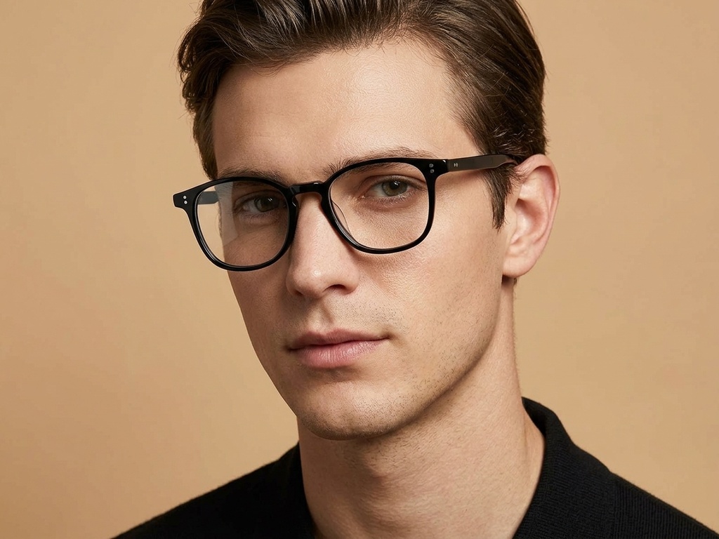BS218-0741_Black_Rectangular_Acetate_Glasses-tryon_male