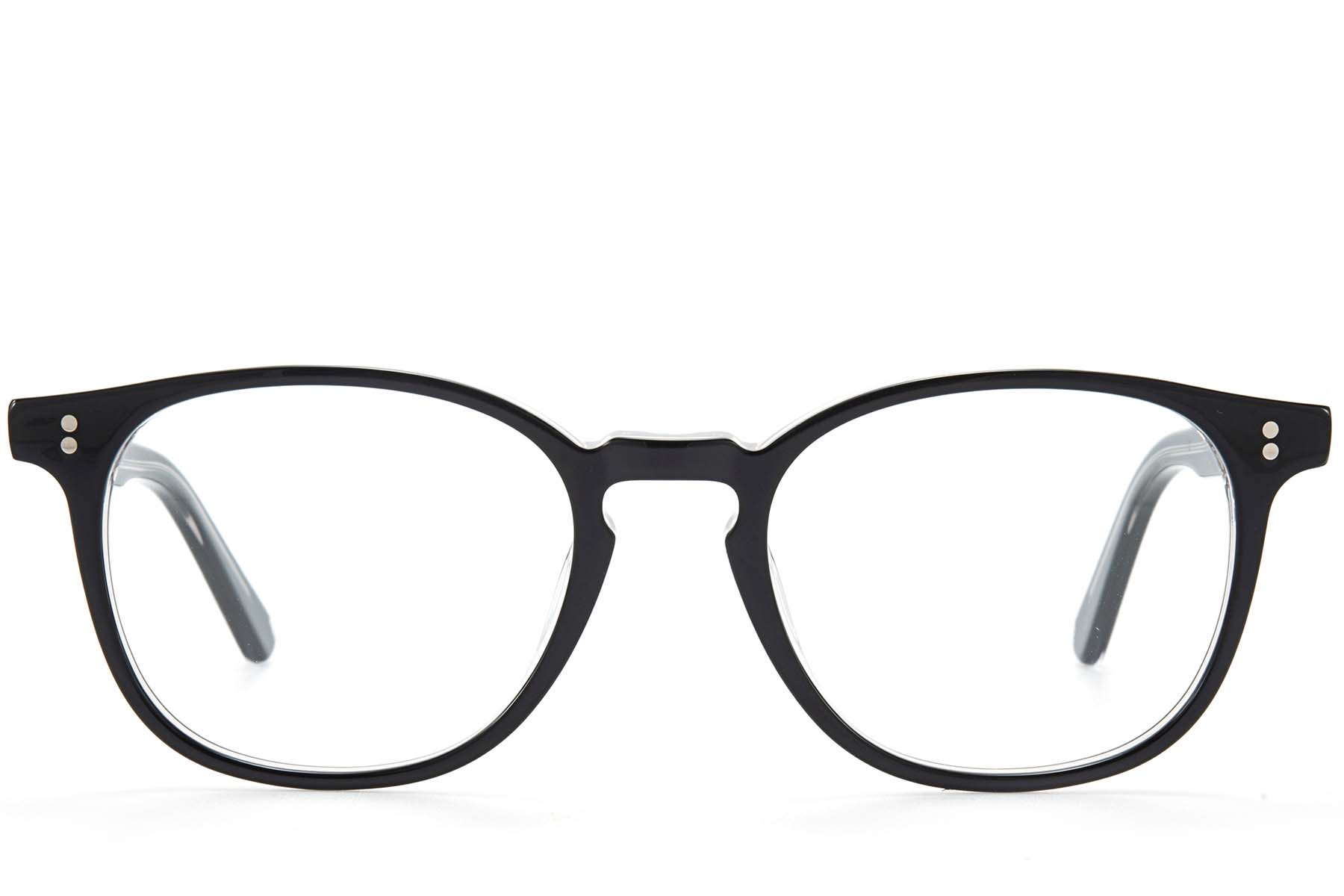 BS218-0742_Black_Rectangular_Acetate_Glasses_front