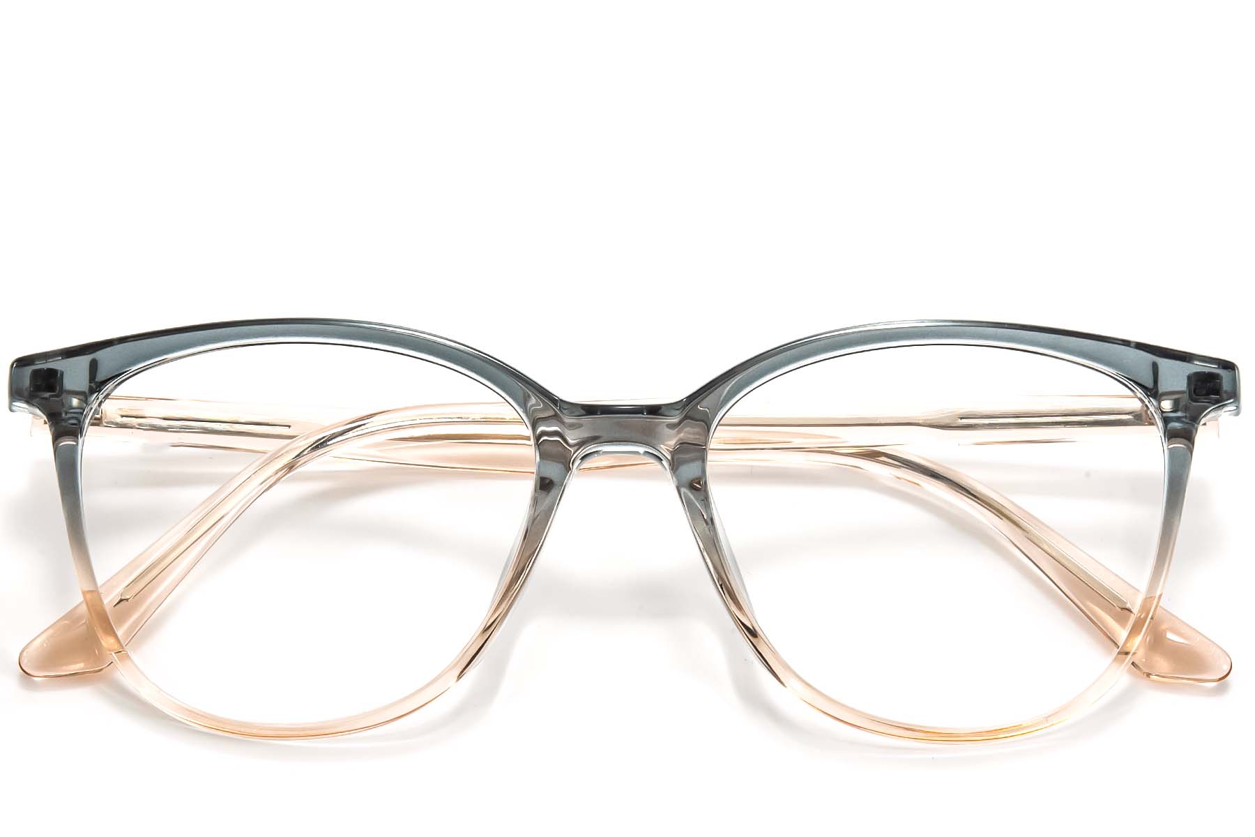 BS218-0749_Green_Oval_TR90_Glasses_front
