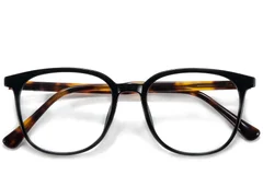 BS218-0753_Black_Rectangular_TR90_Glasses_front