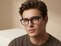 BS218-0755_Black_Oval_TR90_Glasses-tryon_male