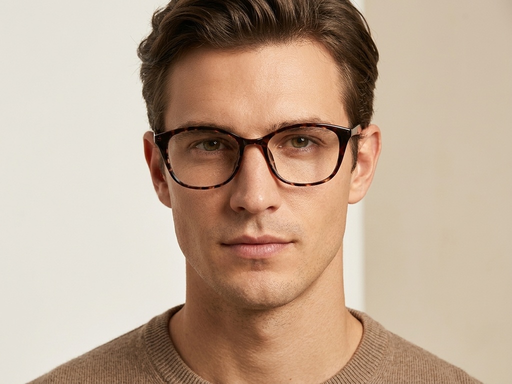 BS218-0759_Tortoiseshell_Oval_TR90_Glasses-tryon_male
