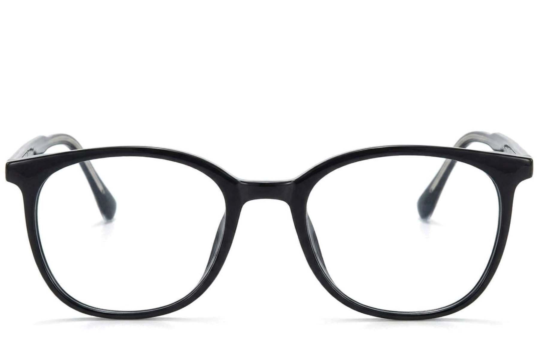 BS218-0760_Black_Oval_TR90_Glasses-front
