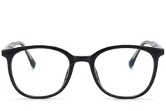 BS218-0760_Black_Oval_TR90_Glasses-front