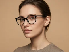 BS218-0760_Black_Oval_TR90_Glasses-tryon_female