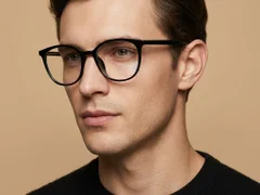 BS218-0760_Black_Oval_TR90_Glasses-tryon_male