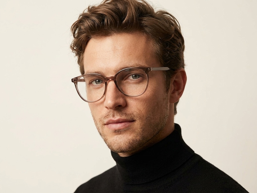BS218-0763_Brown_Oval_TR90_Glasses-tryon_male