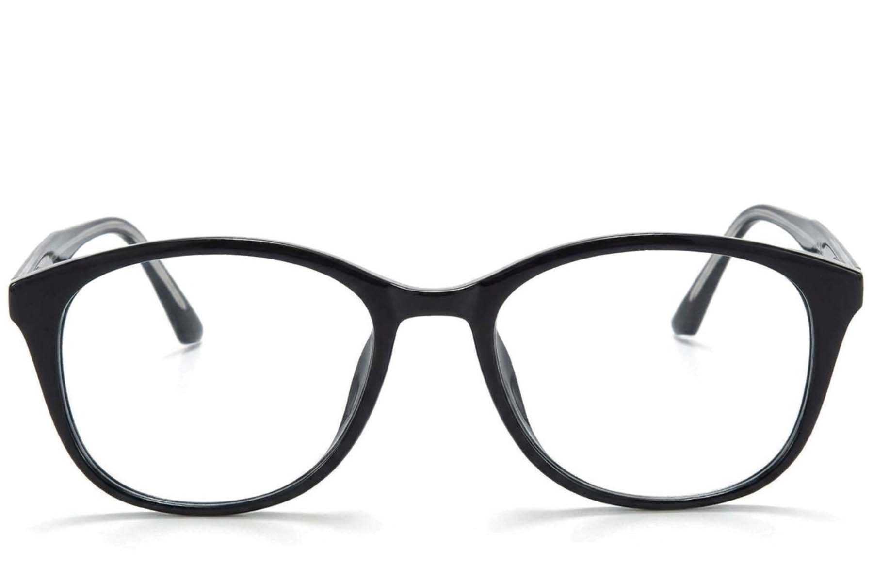 BS218-0765_Black_Oval_TR90_Glasses-front