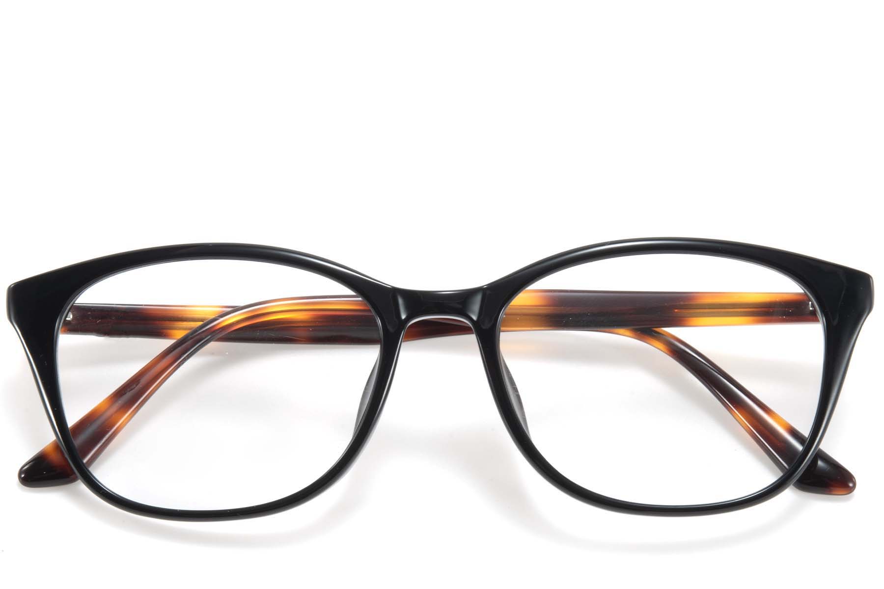 BS218-0769_Black_Oval_TR90_Glasses_front