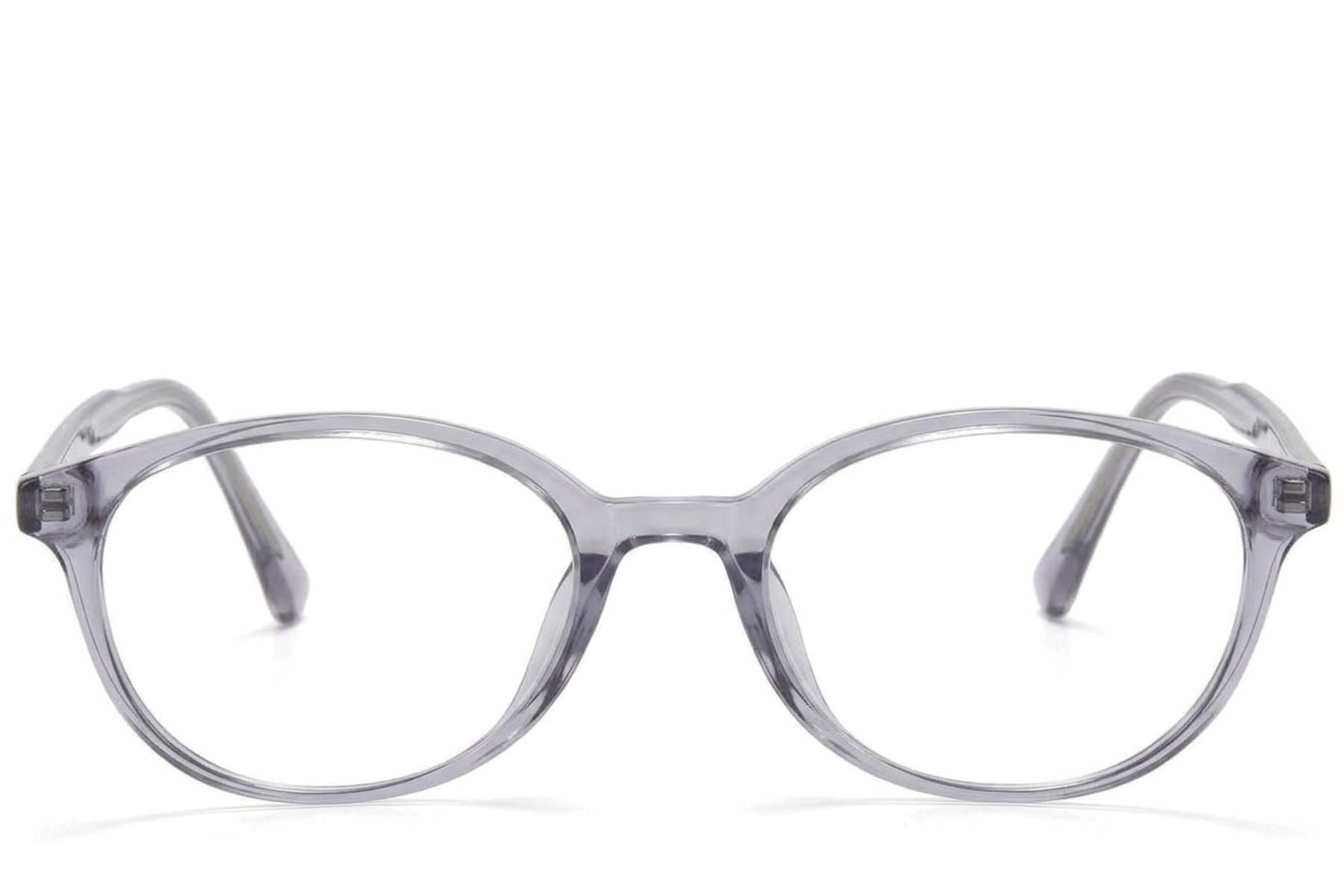 BS218-0776_Grey_Oval_TR90_Glasses-front