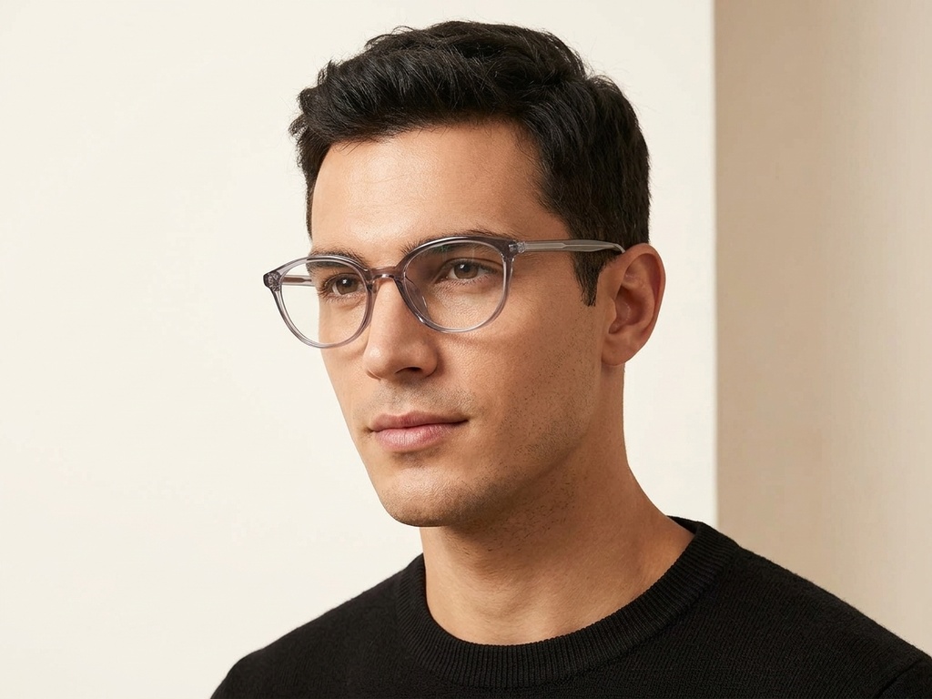 BS218-0776_Grey_Oval_TR90_Glasses-tryon_male