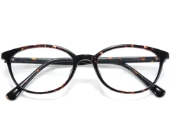 BS218-0778_Tortoiseshell_Oval_TR90_Glasses_front