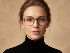 BS218-0792_Brown_Oval_TR90_Glasses-tryon_female
