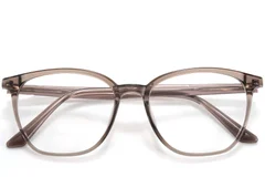 BS218-0802_Brown_Rectangular_TR90_Glasses_front