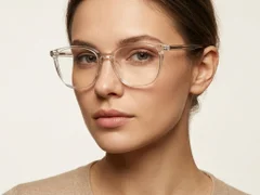 BS218-0804_Transparent_Rectangular_TR90_Glasses-tryon_female
