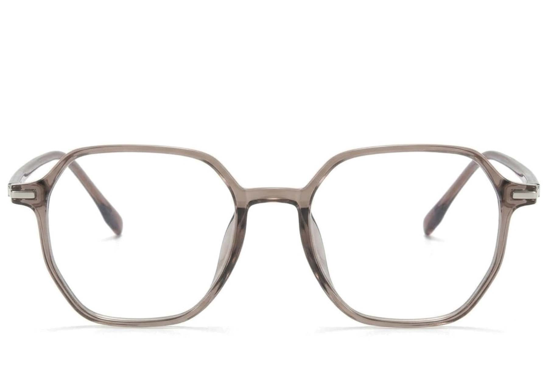 BS218-0809_Brown_Geometric_TR90_Glasses-front